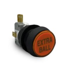 Williams/Bally Orange "Extra Ball" Button Assembly